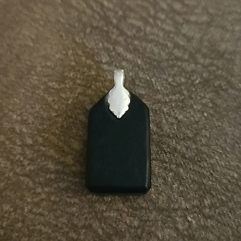 ARTISAN Blue Metallic Dichroic Glass Vertical Pendant